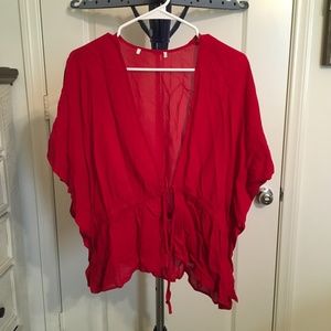 Rayon Swim Cover Up Top